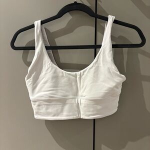 Lululemon Align Scoop Reversible White/Heather Grey Sports Bra